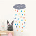 Wandsticker Rain - pilzessono.shop - zauberhafte Kinderdinge