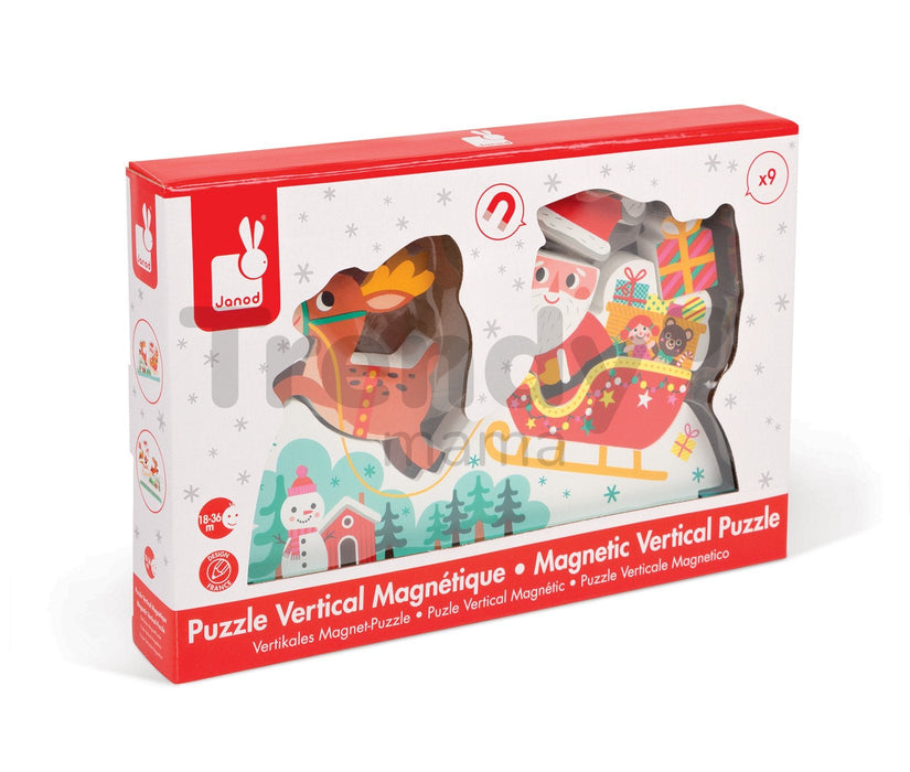 Weihnachten Vertikales Magnet - Puzzle - pilzessono.shop - zauberhafte Kinderdinge