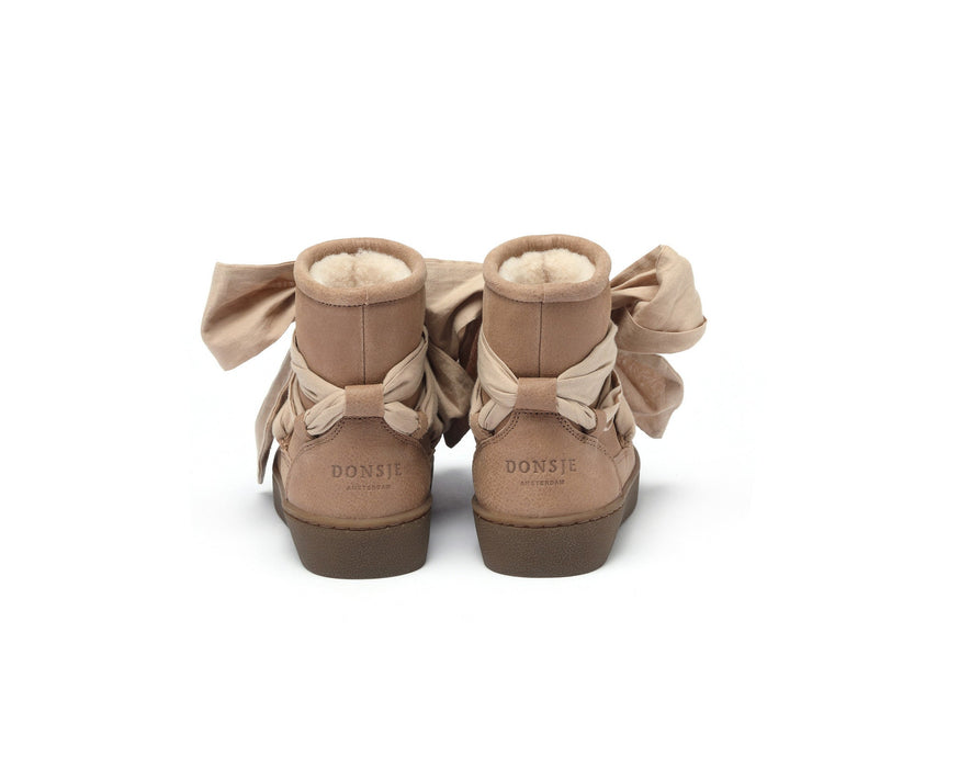 ⋙ Winterstiefel "Ganza" Lining Hazelnut Leather von Donsje ♡ - pilzessono.shop - zauberhafte Kinderdinge