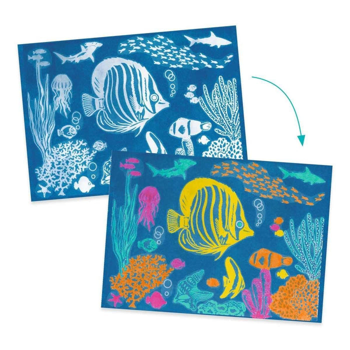 Workshop Blaudruck: Meer - pilzessono.shop - zauberhafte Kinderdinge