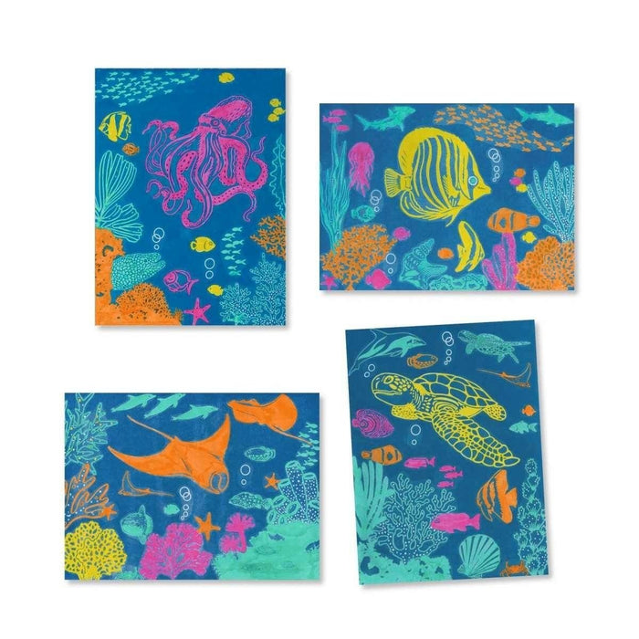 Workshop Blaudruck: Meer - pilzessono.shop - zauberhafte Kinderdinge