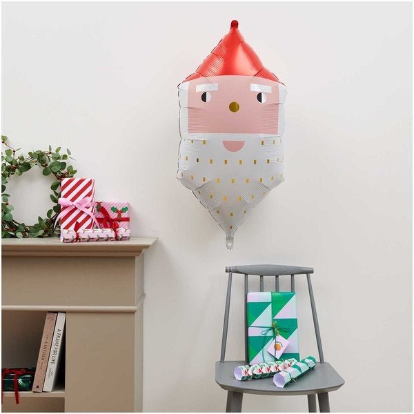 ⋙ Yey! Let's Party Folienballon Weihnachtsmann von Rico Design ♡ - pilzessono.shop - zauberhafte Kinderdinge