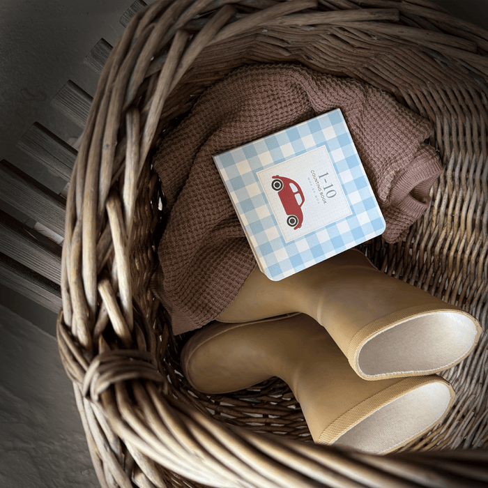 Zahlenbuch, blau - pilzessono.shop - zauberhafte Kinderdinge
