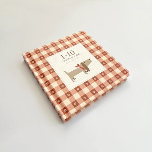 Zahlenbuch, rot - pilzessono.shop - zauberhafte Kinderdinge