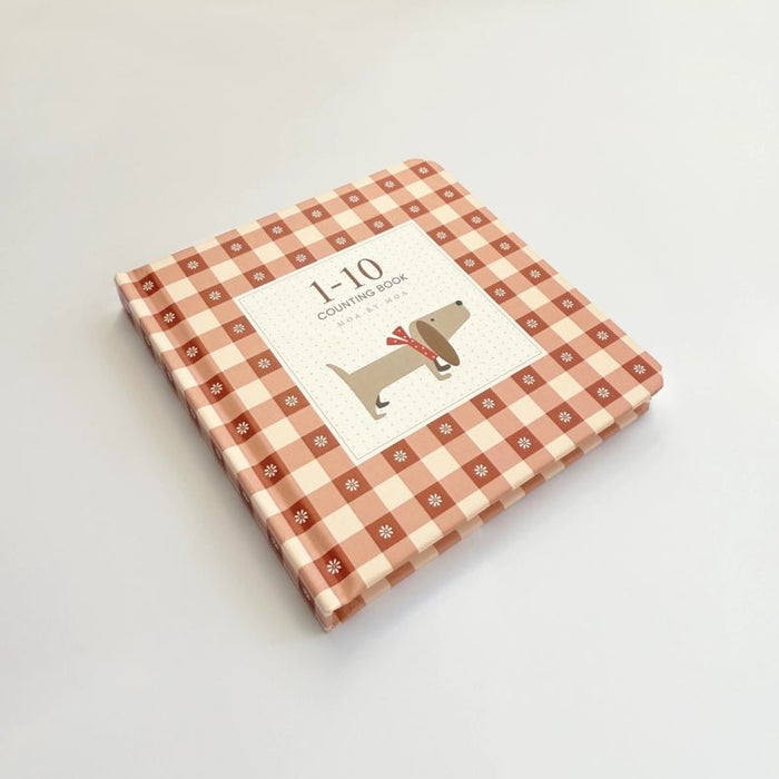 Zahlenbuch, rot - pilzessono.shop - zauberhafte Kinderdinge