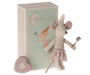 Zahnfeemaus - kleine Schwester in der Streichholzschachtel - pilzessono.shop - zauberhafte Kinderdinge