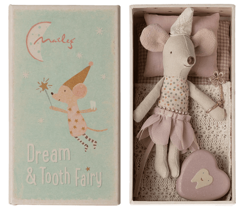 Zahnfeemaus - kleine Schwester in der Streichholzschachtel - pilzessono.shop - zauberhafte Kinderdinge