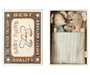 Zwillinge Babymäuse in der Streichholzschachtel - pilzessono.shop - zauberhafte Kinderdinge
