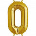 0 Folienballon gold Zahl - pilzessono.shop - zauberhafte Kinderdinge