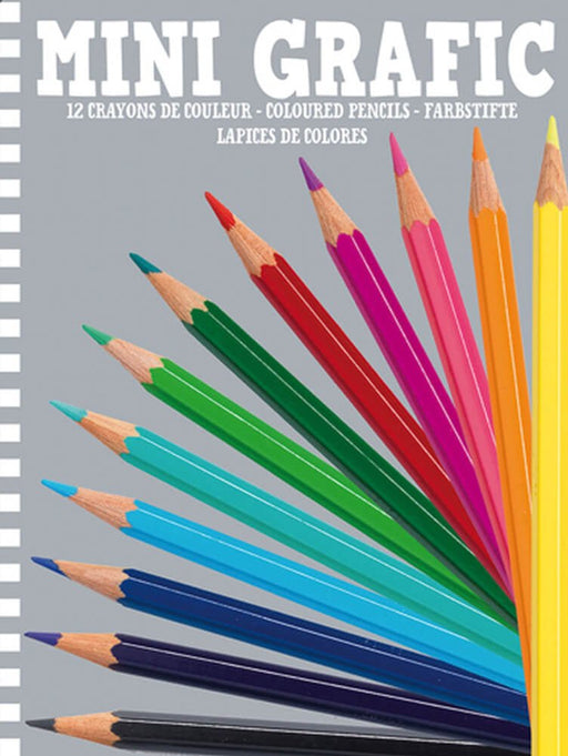 12 Buntstifte | Mini Grafic von Djeco - pilzessono.shop - zauberhafte Kinderdinge