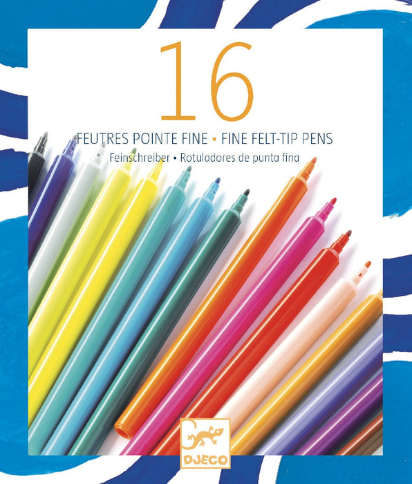 16 Feinschreiber | auswaschbar von Djeco ♥ - pilzessono.shop - zauberhafte Kinderdinge