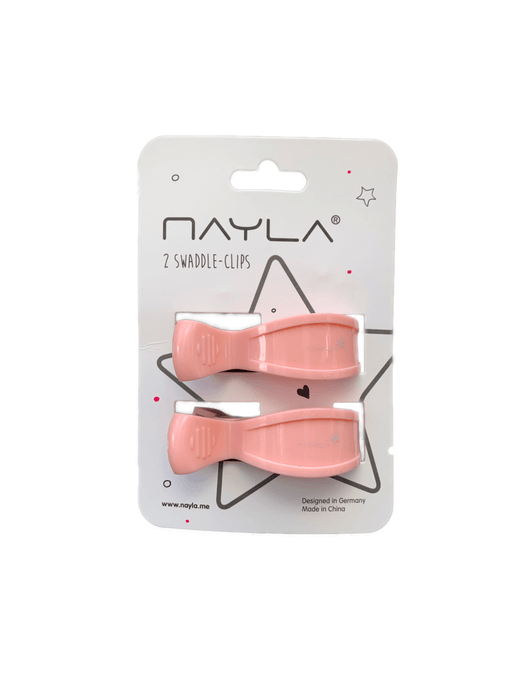 2er Clips - rosa - NAYLA® - pilzessono.shop - zauberhafte Kinderdinge