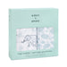 2er Pack Baumwoll Spucktuch im Dschungel-Design von Aden + Anais - pilzessono.shop - zauberhafte Kinderdinge