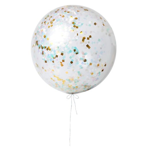 3 Riesenballoons mit Konfetti 78 cm - pilzessono.shop - zauberhafte Kinderdinge