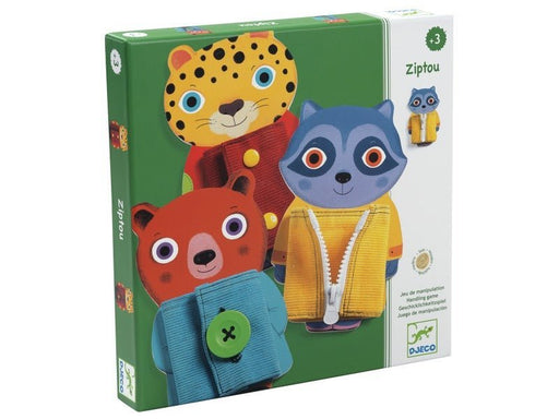 3+ Ziptou Geschicklichkeitsspiel Anziehen von Djeco - pilzessono.shop - zauberhafte Kinderdinge