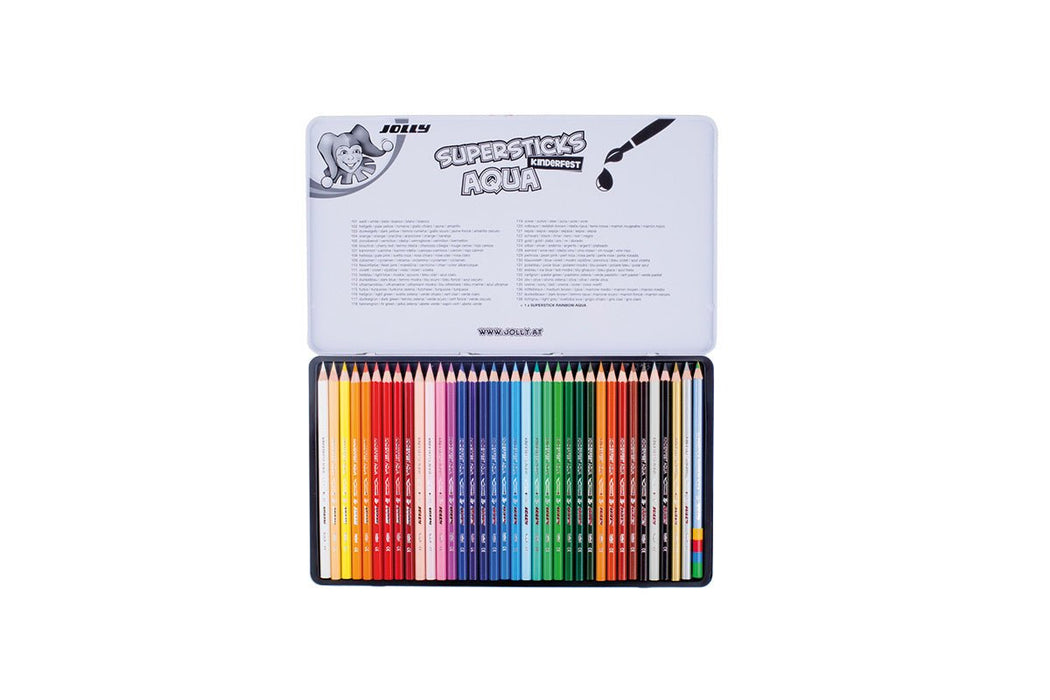 36 Supersticks Kinderfest AQUA von Jolly - pilzessono.shop - zauberhafte Kinderdinge