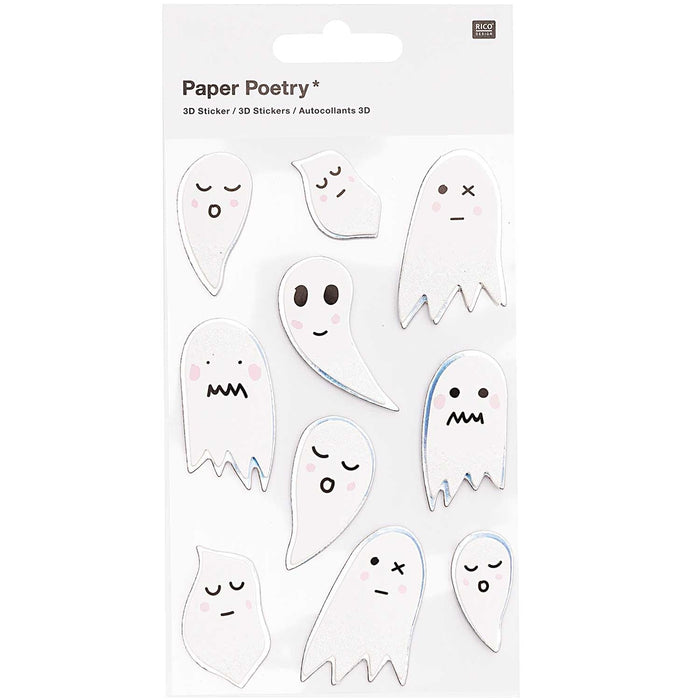 ⋙ 3D - Sticker Gespenst von Rico Design ♡ - pilzessono.shop - zauberhafte Kinderdinge