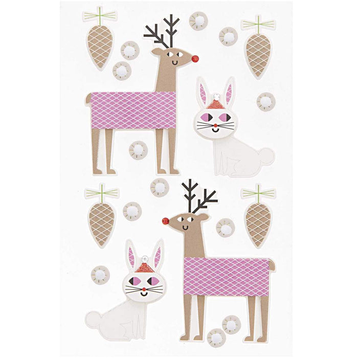 ⋙ 3D-Sticker Rentier von Rico Design ♡ - pilzessono.shop - zauberhafte Kinderdinge