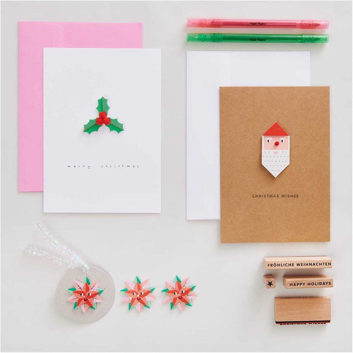 ⋙ 3D-Sticker Weihnachtsmann von Rico Design ♡ - pilzessono.shop - zauberhafte Kinderdinge