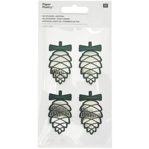 ⋙ 3D-Sticker Zapfen von Rico Design ♡ - pilzessono.shop - zauberhafte Kinderdinge