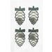 ⋙ 3D-Sticker Zapfen von Rico Design ♡ - pilzessono.shop - zauberhafte Kinderdinge