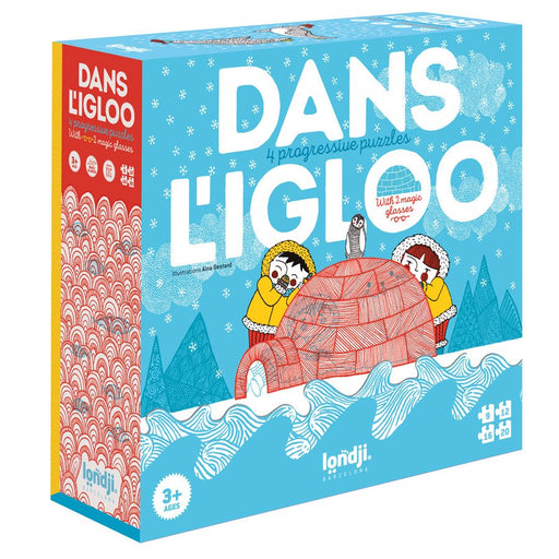4 magische Puzzles IM IGLOO - pilzessono.shop - zauberhafte Kinderdinge