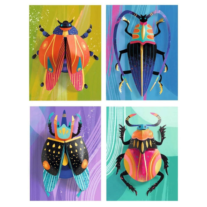 7+ 3D Bilder | Papierkäfer von Djeco - pilzessono.shop - zauberhafte Kinderdinge
