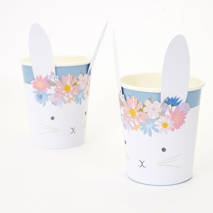 8 Becher | Party Cups Gobelets | Hasen von Meri Meri - pilzessono.shop - zauberhafte Kinderdinge
