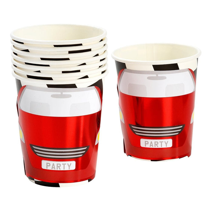8Stk Becher Rennautos von Talking Tables - pilzessono.shop