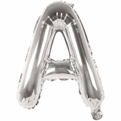 A Folienballon silber Buchstabe - pilzessono.shop - zauberhafte Kinderdinge