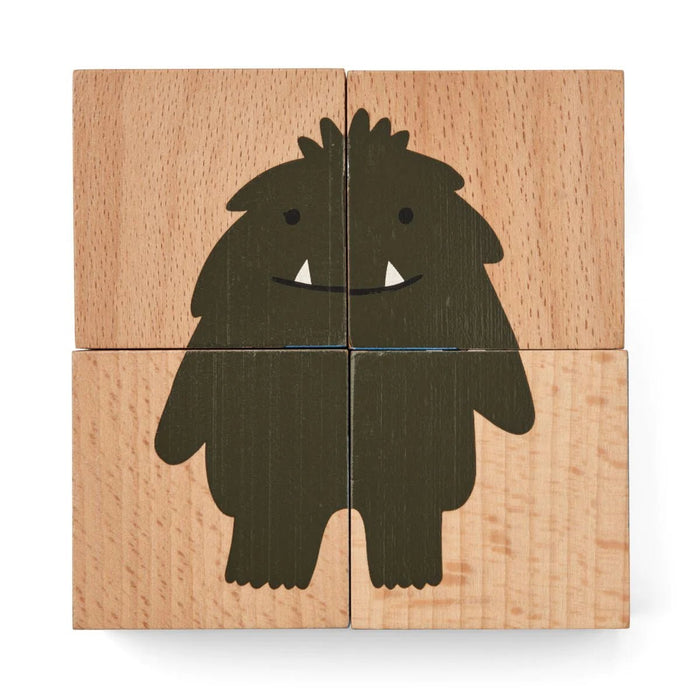 AAGE Puzzle Beginner | monster NATURAL von Liewood ♥ - pilzessono.shop - zauberhafte Kinderdinge