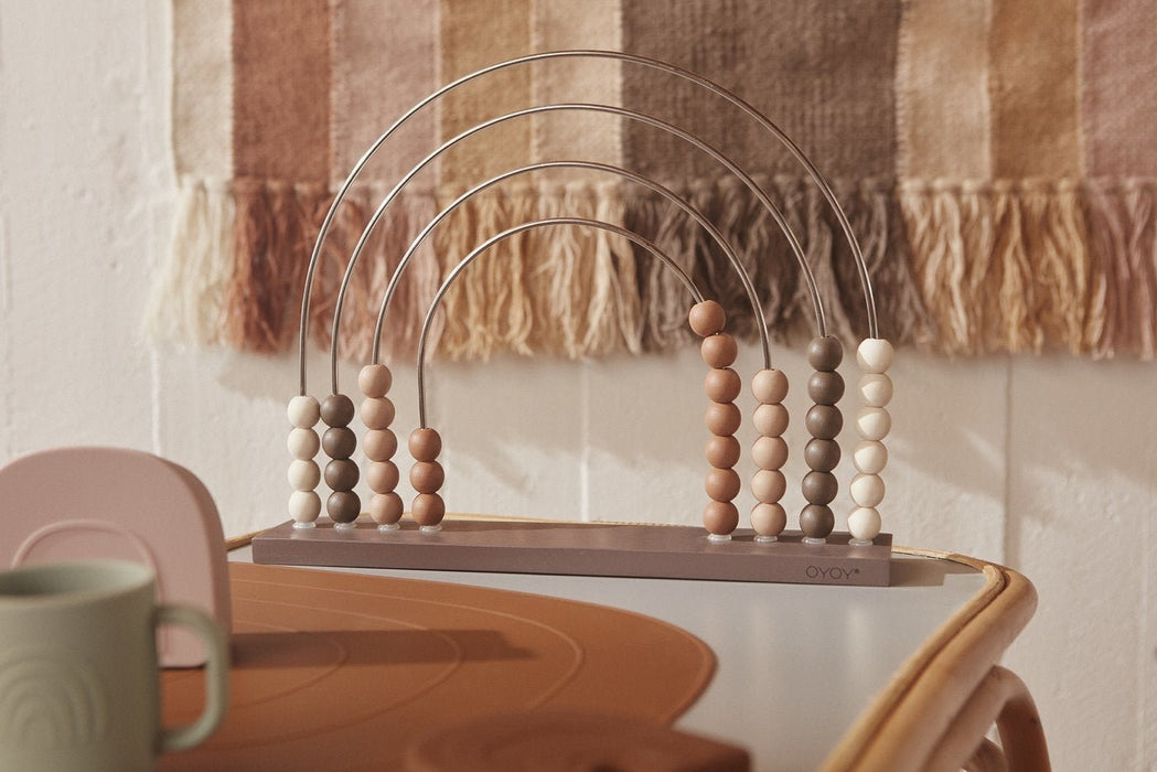 Abakus Regenbogen von OYOY Living Design - pilzessono.shop - zauberhafte Kinderdinge