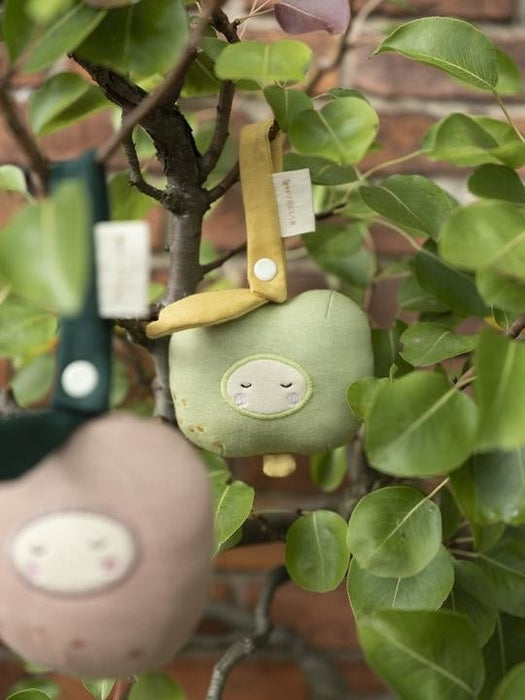 Aktivitäten Spiel Rassel "grüner Apfel" von Fabelab ♡ - pilzessono.shop - zauberhafte Kinderdinge