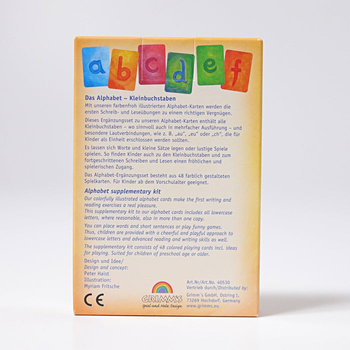 ⋙ Alphabet Kartenspiel Kleinbuchstaben von Grimms ♥ - pilzessono.shop