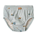 Anthony Baby printed Badehose in vehicles / dove blue - pilzessono.shop - zauberhafte Kinderdinge