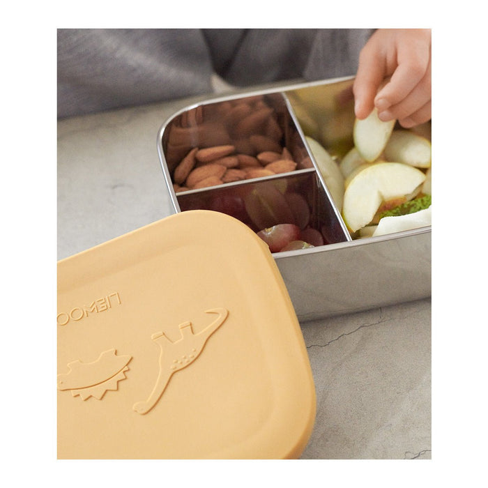 Arthur lunchbox dino yellow mellow - pilzessono.shop - zauberhafte Kinderdinge