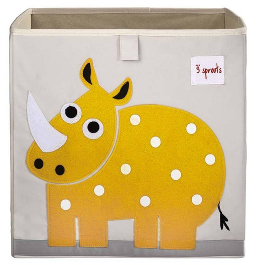 Aufbewahrungsbox Nashorn von 3 Sprouts - pilzessono.shop - zauberhafte Kinderdinge