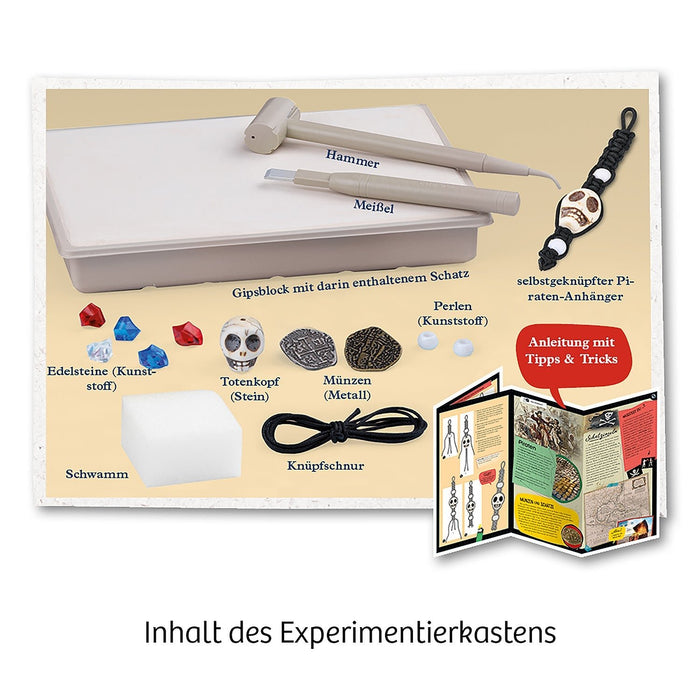 Ausgrabungs-Set Piratenschatz für Kinder ab 7+ - pilzessono.shop - zauberhafte Kinderdinge