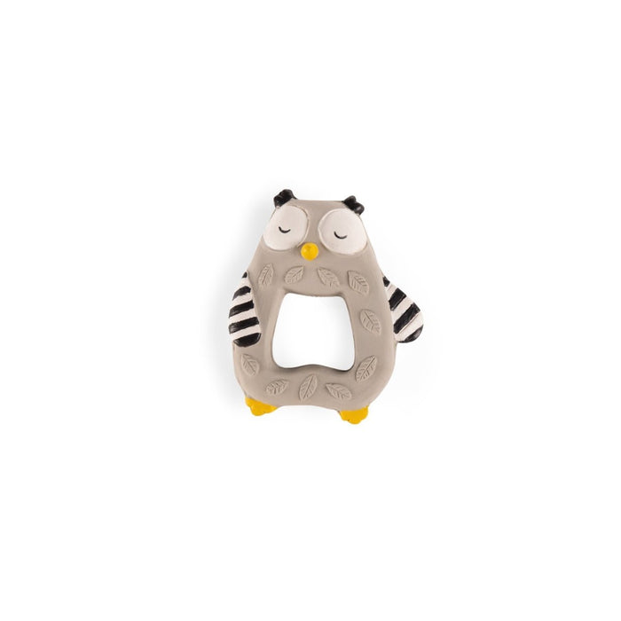 Auswahl an 12 Beißringen aus Naturkautschuk Les Moustaches von Moulin Roty ♡ - pilzessono.shop - zauberhafte Kinderdinge