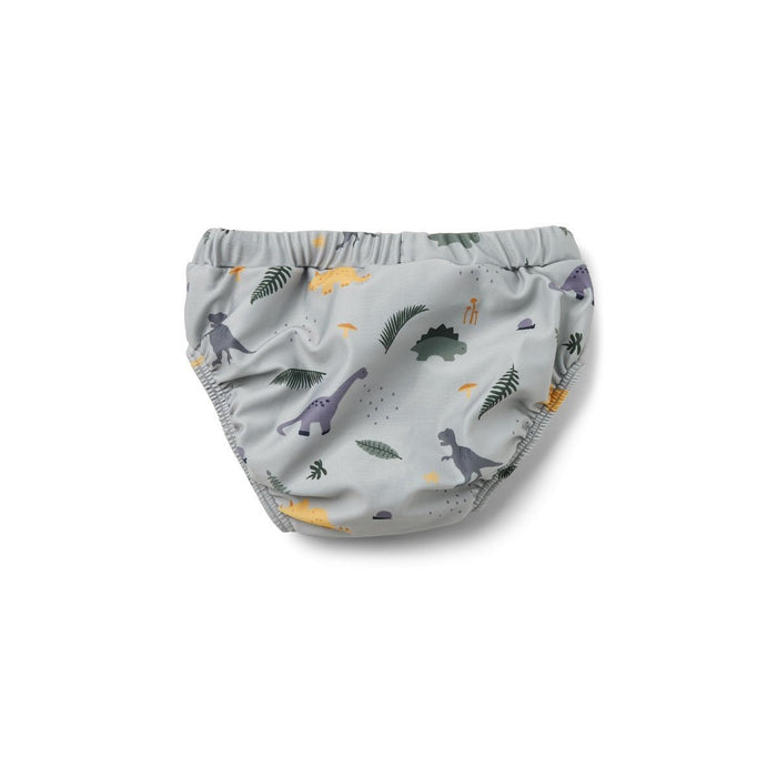 Baby Badehose - Schwimmwindel Frej | Dino blau mix - pilzessono.shop - zauberhafte Kinderdinge
