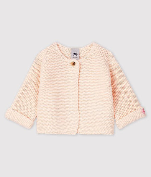 Baby-Cardigan aus 100% Baumwollstrick von Petit Bateau ♡ - pilzessono.shop - zauberhafte Kinderdinge