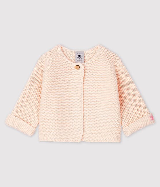 Baby-Cardigan aus 100% Baumwollstrick von Petit Bateau ♡ - pilzessono.shop - zauberhafte Kinderdinge