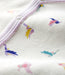 ⋙Baby - Strampler ohne Fuß aus Rippstrick mit Vogel Druck von Petit Bateau ♡ - pilzessono.shop - zauberhafte Kinderdinge
