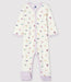 ⋙Baby - Strampler ohne Fuß aus Rippstrick mit Vogel Druck von Petit Bateau ♡ - pilzessono.shop - zauberhafte Kinderdinge