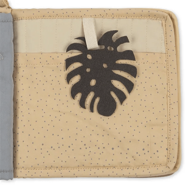 ♡ Babybuch | Fabric Book Zoo | brazilian sand von Konges Sløjd - pilzessono.shop - zauberhafte Kinderdinge