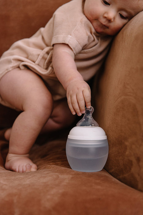 Babyflasche von 0+ bis 3 Jahre medium flow - pilzessono.shop - zauberhafte Kinderdinge