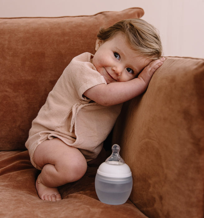 Babyflasche von 0+ bis 3 Jahre medium flow - pilzessono.shop - zauberhafte Kinderdinge