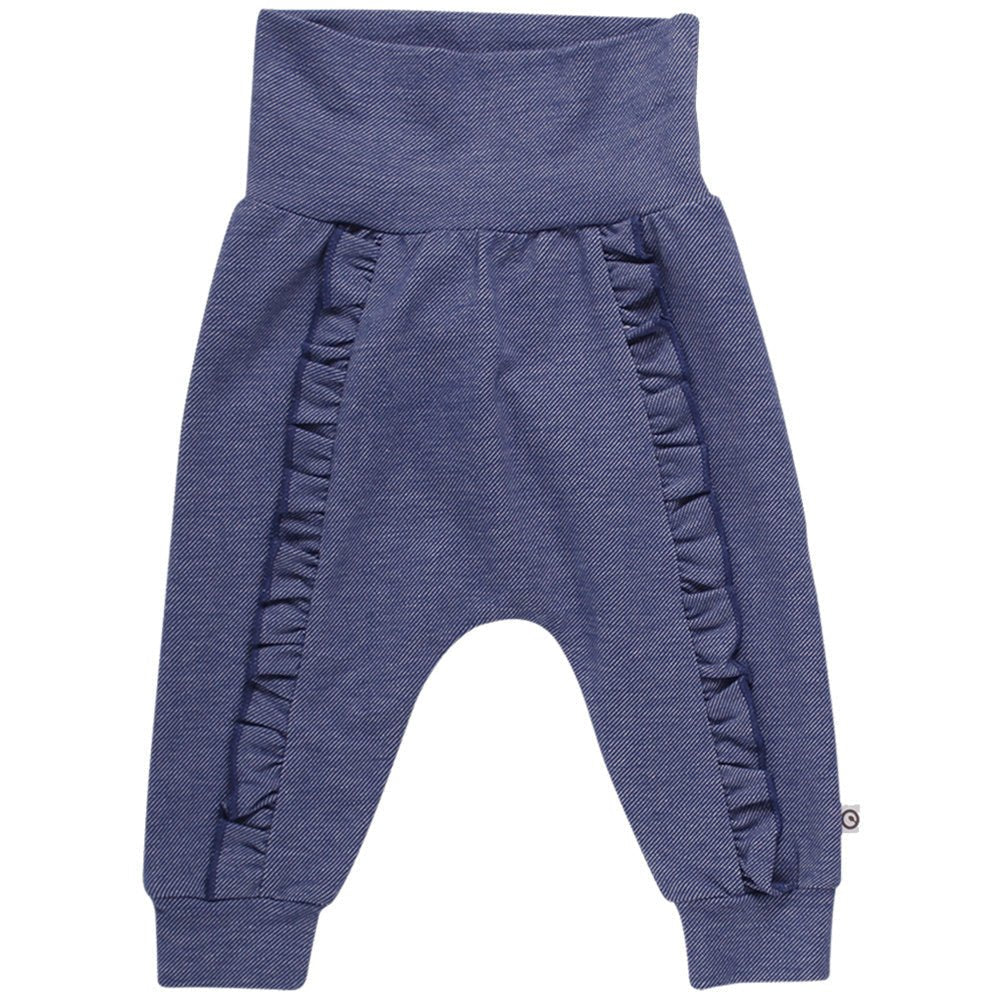 Babyhose Denim Frill pants von müsli - pilzessono.shop - zauberhafte Kinderdinge