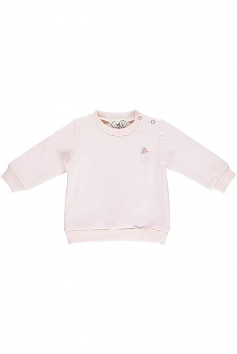 Babysweater in rose von Gro Company bei Pilzessin - pilzessono.shop - zauberhafte Kinderdinge