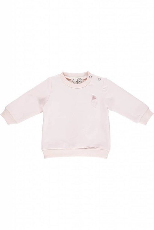 Babysweater in rose von Gro Company bei Pilzessin - pilzessono.shop - zauberhafte Kinderdinge